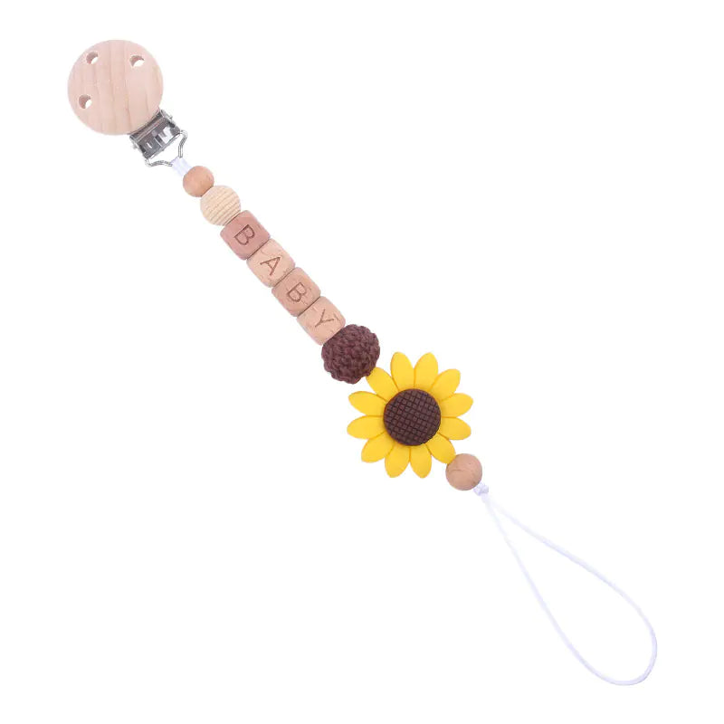 Soothing Beech Pacifier Clip for Baby Products