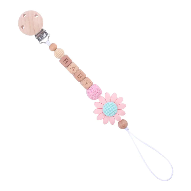 Soothing Beech Pacifier Clip for Baby Products