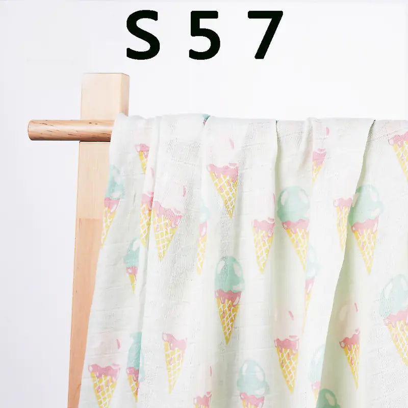 Cotton Gauze Swaddle Wrap for Newborn Baby Blanket