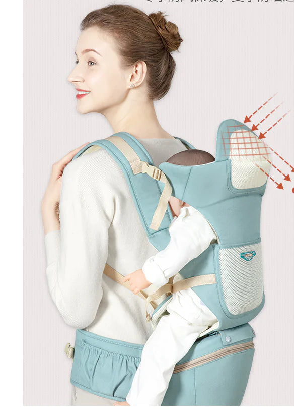 Multi-Functional Baby Carrier and Waist Stool