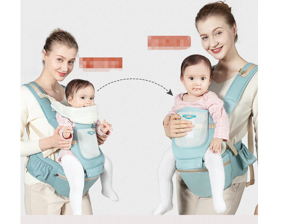 Multi-Functional Baby Carrier and Waist Stool