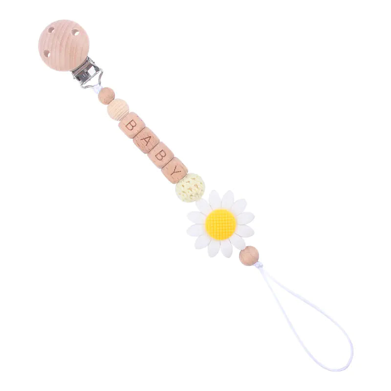 Soothing Beech Pacifier Clip for Baby Products