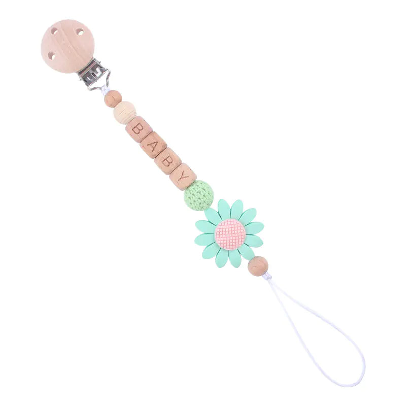 Soothing Beech Pacifier Clip for Baby Products