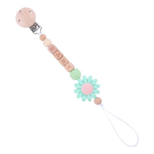 Soothing Beech Pacifier Clip for Baby Products